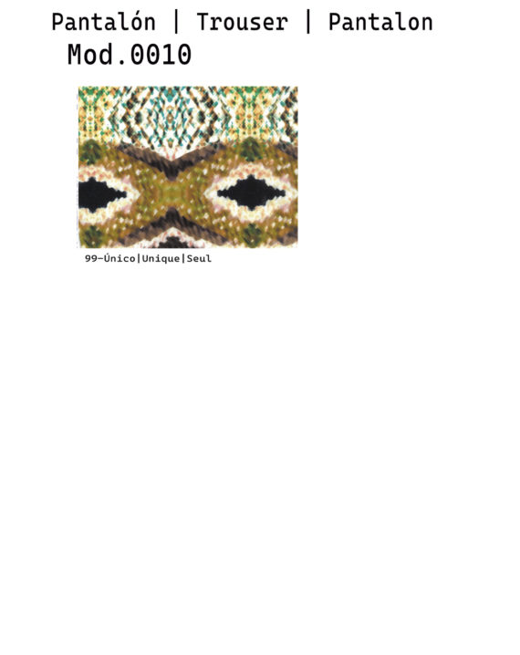 PANTALON ANIMAL ESTAMPADO PES. RECICLADO - Imagen 3