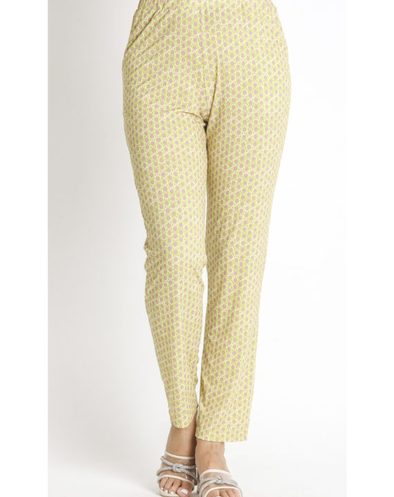 PANTALON PUNTO ESTAMPADO PES. RECICLADO