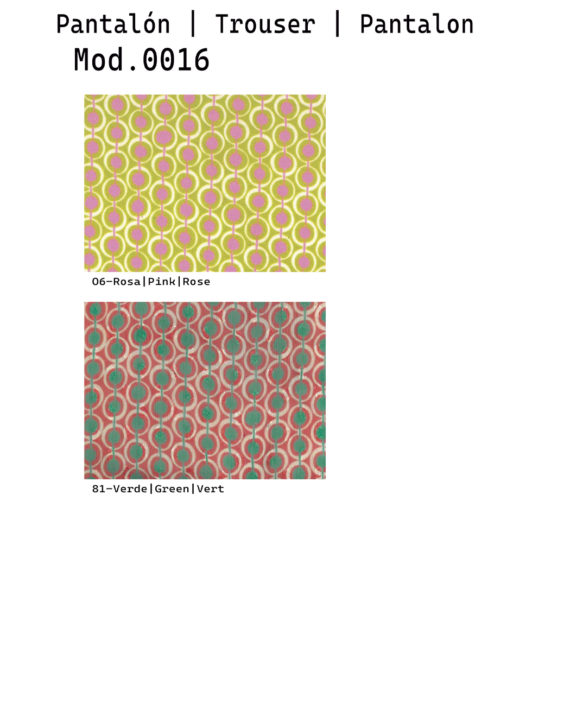 PANTALON PUNTO ESTAMPADO PES. RECICLADO - Imagen 3