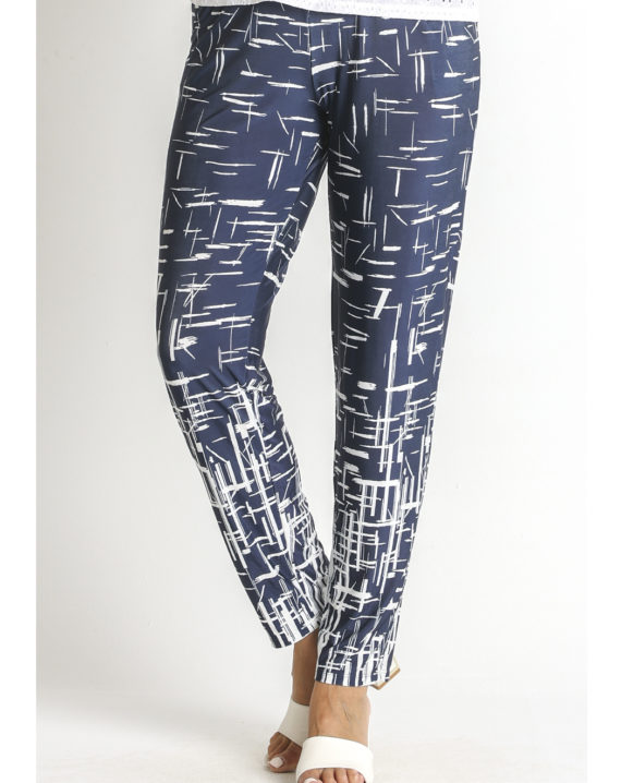 PANTALON PUNTO ESTAMPADO CENEFA