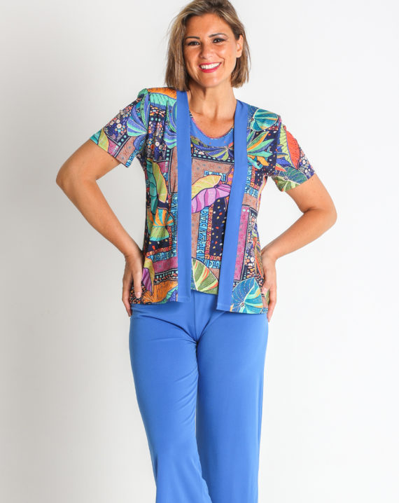 CONJUNTO SIMULADO ESTAMPADO PES. RECICLADO