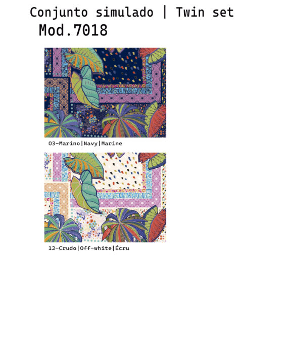 CONJUNTO SIMULADO ESTAMPADO PES. RECICLADO - Imagen 3