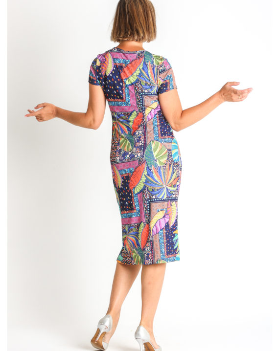 VESTIDO PUNTO ESTAMPADO PES. RECICLADO - Imagen 2