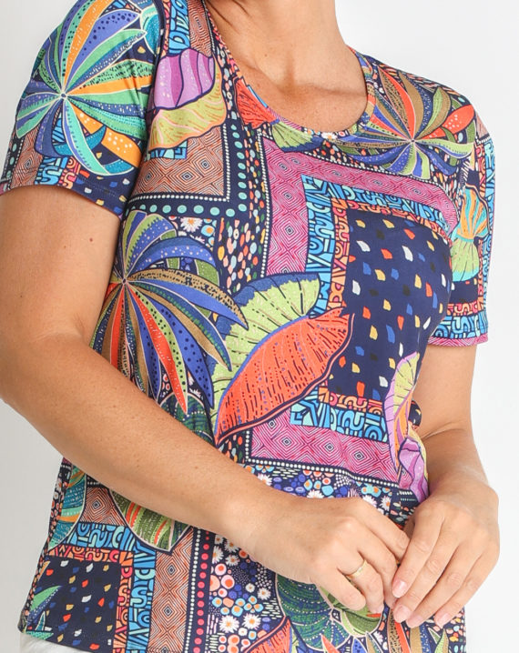 CAMISETA PUNTO ESTAMPADO PES. RECICLADO - Imagen 4