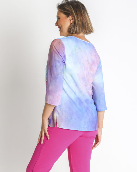 BLUSA GASA ESTAMPADA - Imagen 2