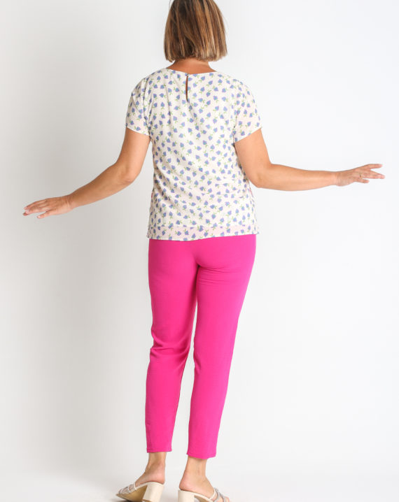 BLUSA GASA ESTAMPADA CENEFA - Imagen 2