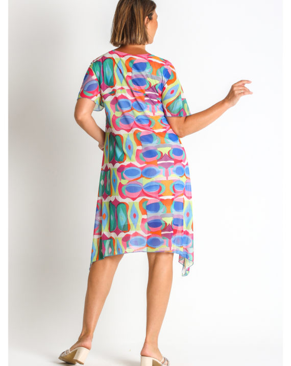 VESTIDO TUL ESTAMPADO PES. RECICLADO - Imagen 2