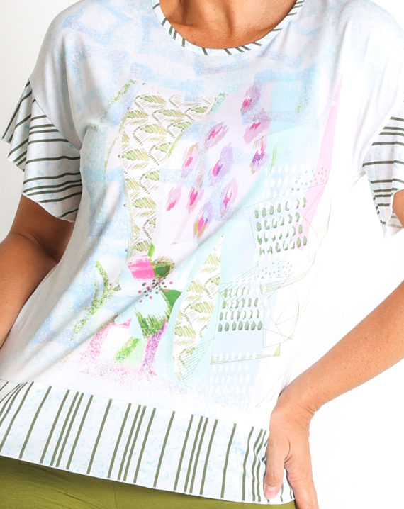 CAMISETA PUNTO ESTAMPADO PES. RECICLADO - Imagen 4