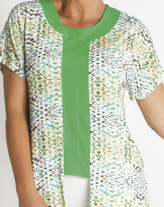 CAMISETA PUNTO ESTAMPADO NUDO PES. RECICLADO - Imagen 4