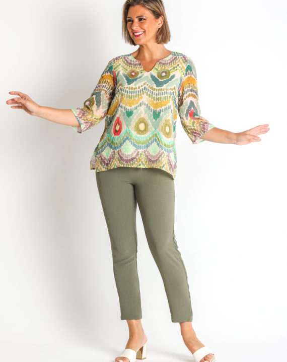BLUSA PLUMETI ESTAMPADO