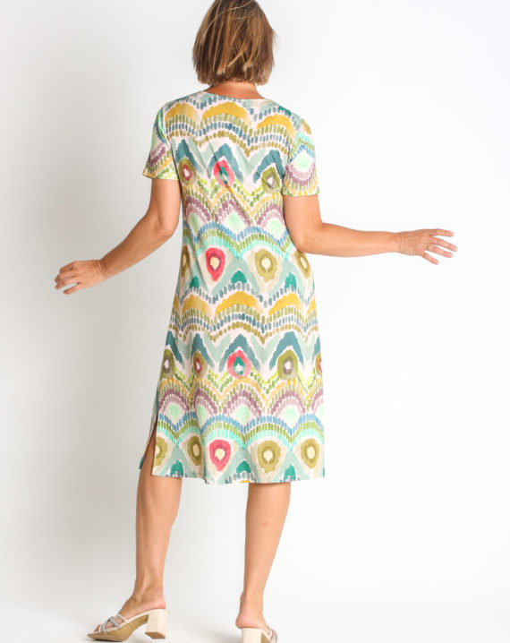 VESTIDO PUNTO ESTAMPADO PES. RECICLADO - Imagen 2
