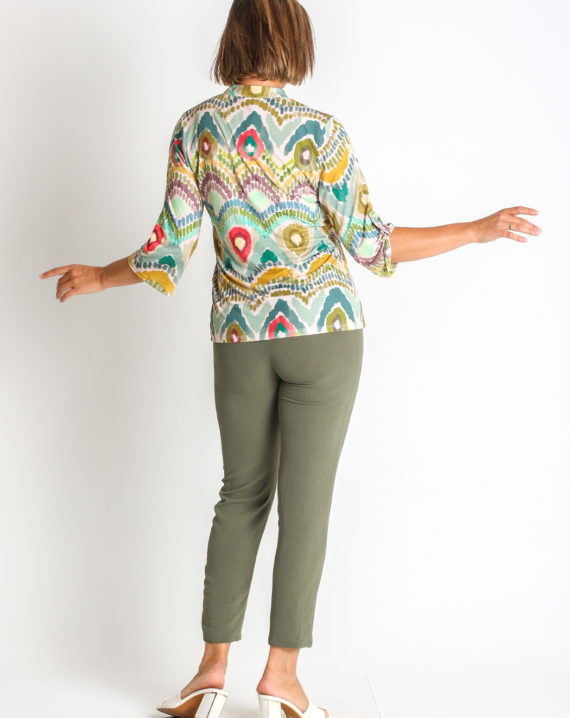 BLUSA MAO PUNTO ESTAMPADO PES. RECICLADO - Imagen 2