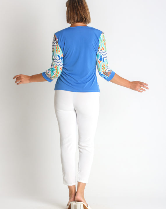 CHAQUETA PUNTO ESTAMPADO PES. RECICLADO - Imagen 2
