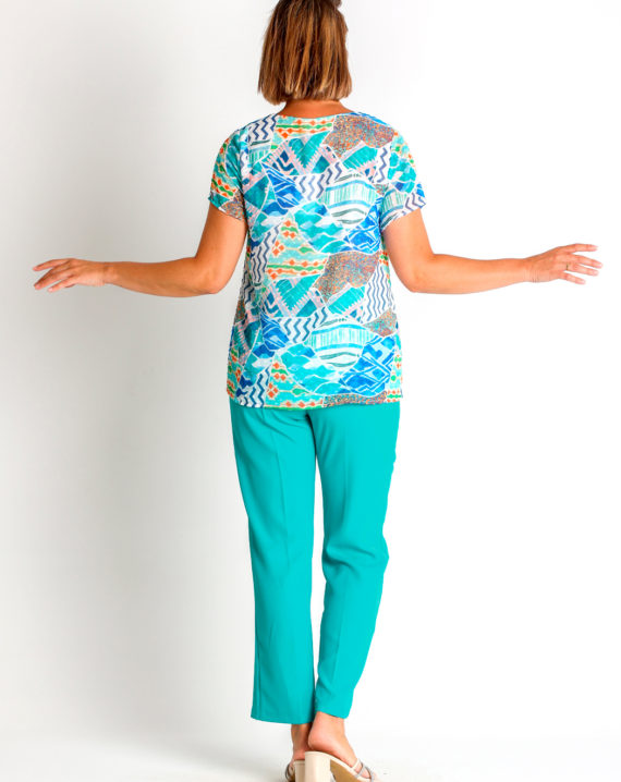 BLUSA PLUMETI ESTAMPADO - Imagen 2