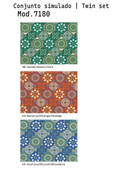 CONJUNTO SIMULADO PUNTO ESTAMPADO - Imagen 3