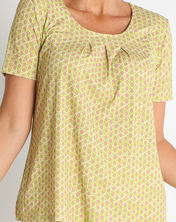 CAMISETA PUNTO ESTAMPADO JARETAS - Imagen 4
