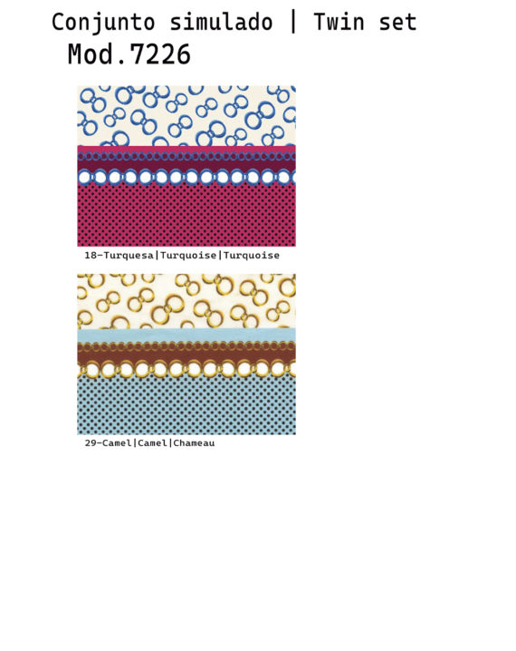 CONJUNTO SIMULADO PUNTO ESTAMPADO PES. RECICLADO - Imagen 3