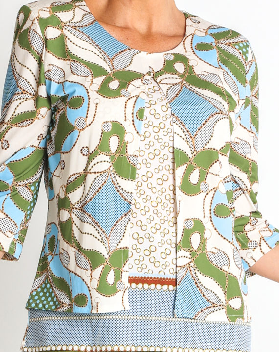 CONJUNTO SIMULADO PUNTO ESTAMPADO PES. RECICLADO - Imagen 4