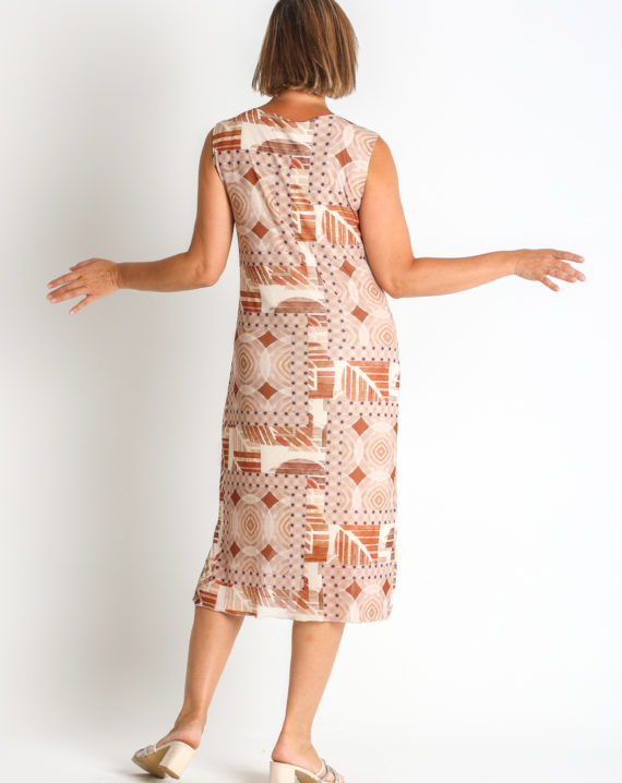 VESTIDO TUL ESTAMPADO PES.RECICLADO - Imagen 2