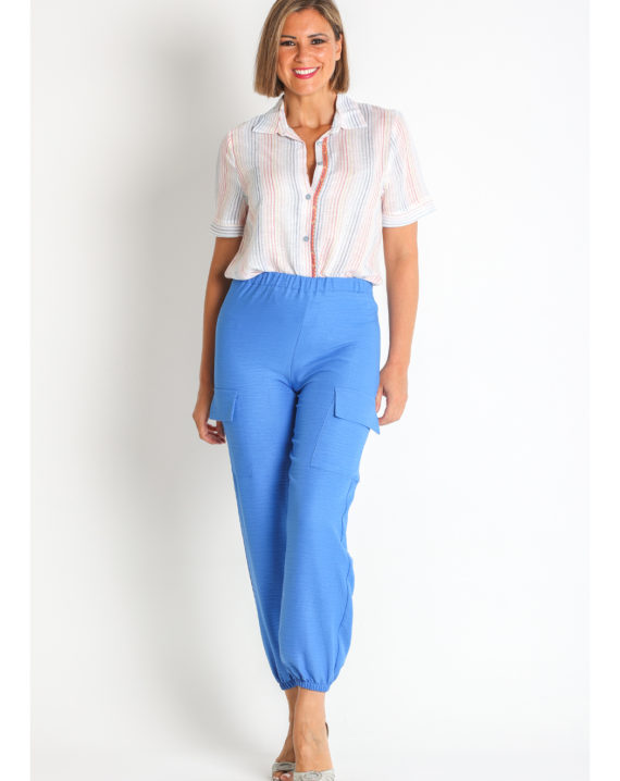 CAMISA RAYAS VISCOSA-LINO