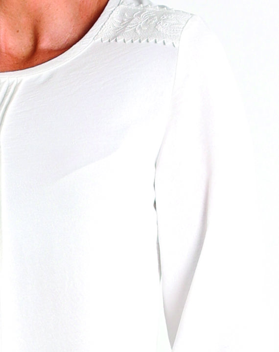 BLUSA CREP UNTILLA HOMBRO PES. RECICLADO - Imagen 4