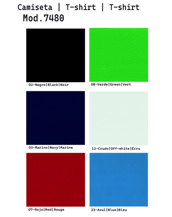 CAMISETA PUNTO CORTE PECHO - Imagen 3