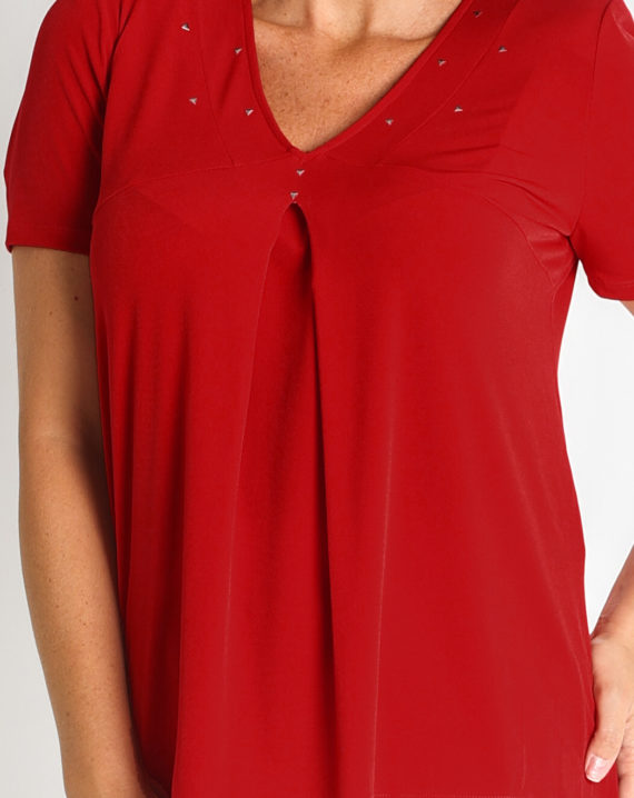 CAMISETA PUNTO CORTE PECHO - Imagen 4