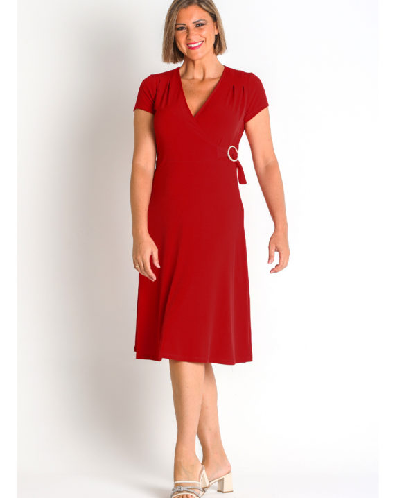 VESTIDO PUNTO HEBILLA