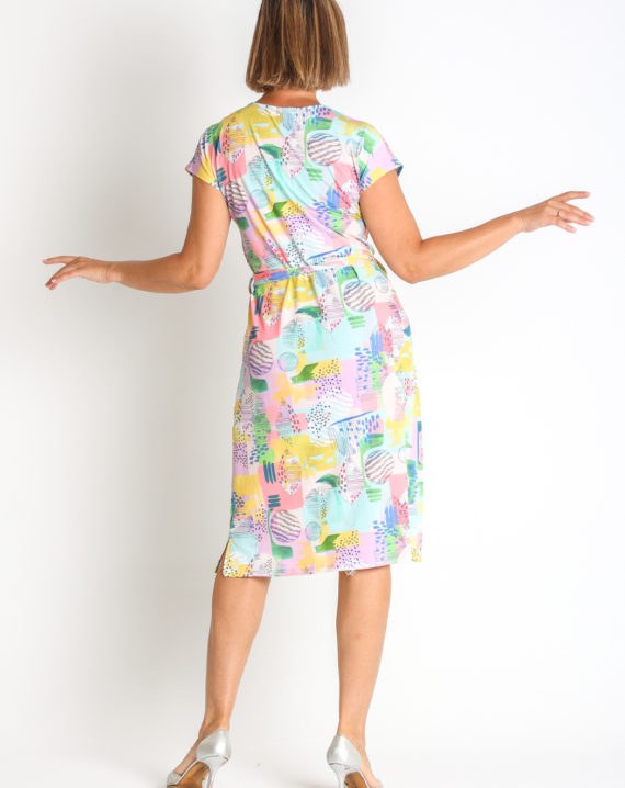 VESTIDO PUNTO ESTAMPADO PES. RECICLADO - Imagen 2