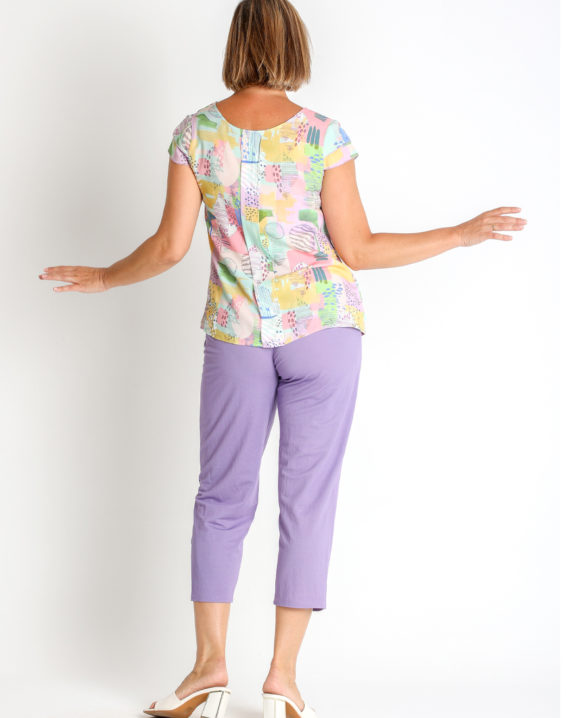 BLUSA VOILE VISCOSA ESTAMPADA - Imagen 2