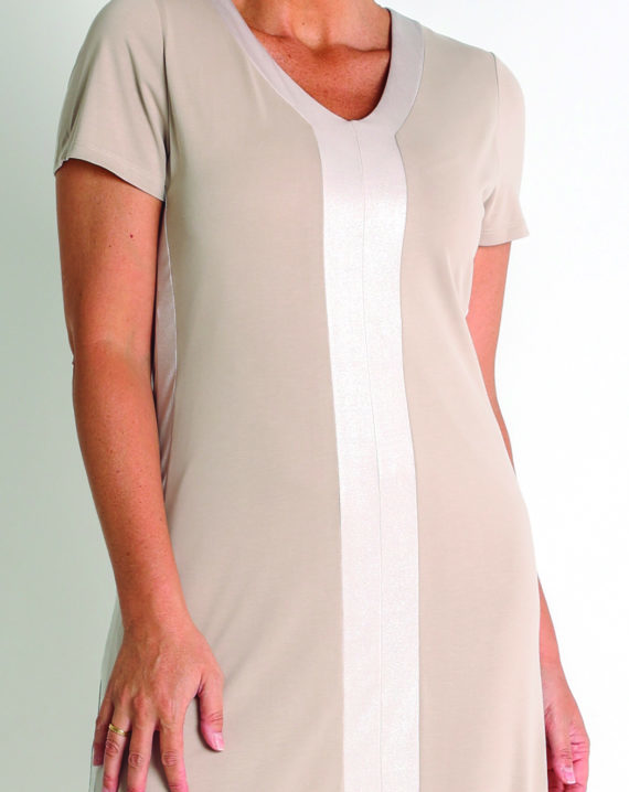 VESTIDO LARGO PUNTO MODAL - Imagen 2