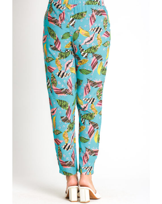 PANTALON VOILE VISCOSA ESTAMPADA - Imagen 2