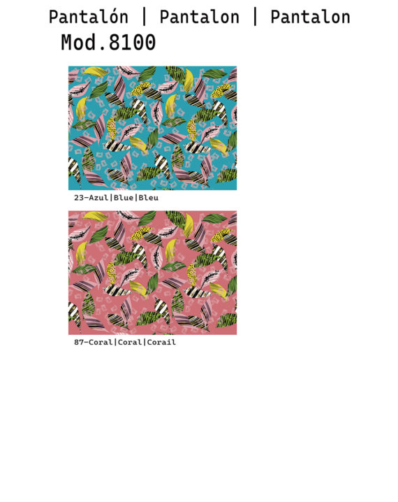 PANTALON VOILE VISCOSA ESTAMPADA - Imagen 3