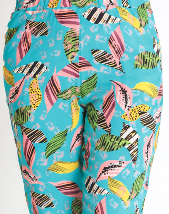 PANTALON VOILE VISCOSA ESTAMPADA - Imagen 4