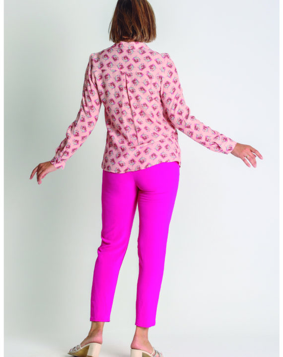CAMISA CREP VISCOSA ESTAMPADA - Imagen 2
