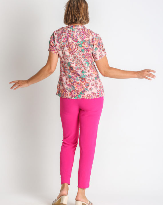 BLUSA CREP VISCOSA ESTAMPADA - Imagen 2