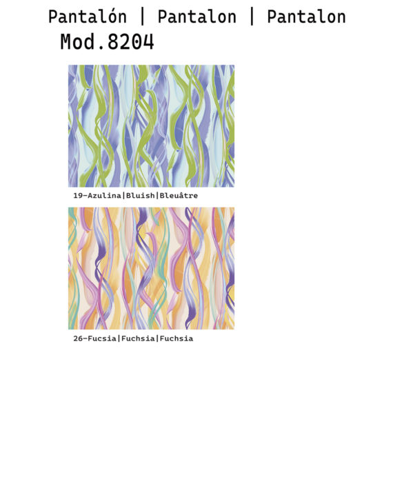 PANTALON BOLSILLOS VOILE VISCOSA ESTAMPADA - Imagen 3