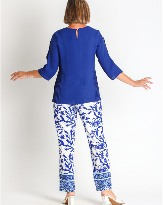 BLUSA GASA CORTE PLISADO - Imagen 2