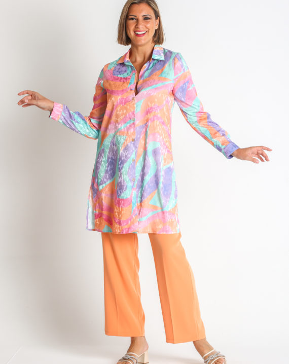 Camisa con botones - Mujer