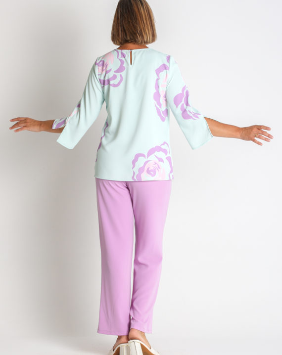 BLUSA CREP ESTAMPADO - Imagen 2