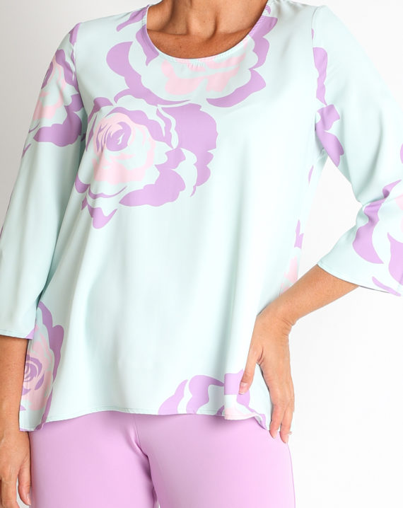 BLUSA CREP ESTAMPADO - Imagen 4