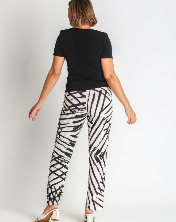 PANTALON PUNTO ESTAMPADO PES.RECICLADO - Imagen 2