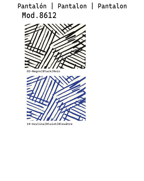 PANTALON PUNTO ESTAMPADO PES.RECICLADO - Imagen 3